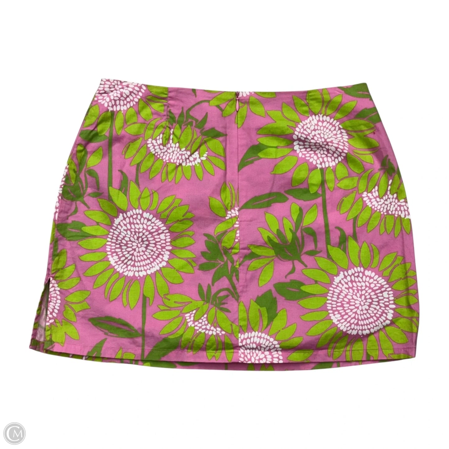Skirt Designer By Lilly Pulitzer In Green & Pink, Size: 4