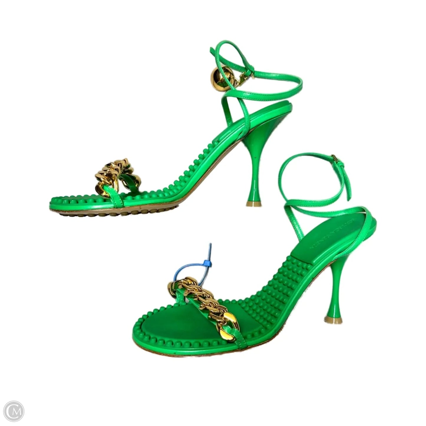 Shoes Luxury Designer By Bottega Veneta In Green, Size: 8.5