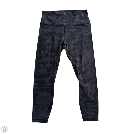Athletic Leggings Capris By Lululemon In Camouflage Print, Size: M