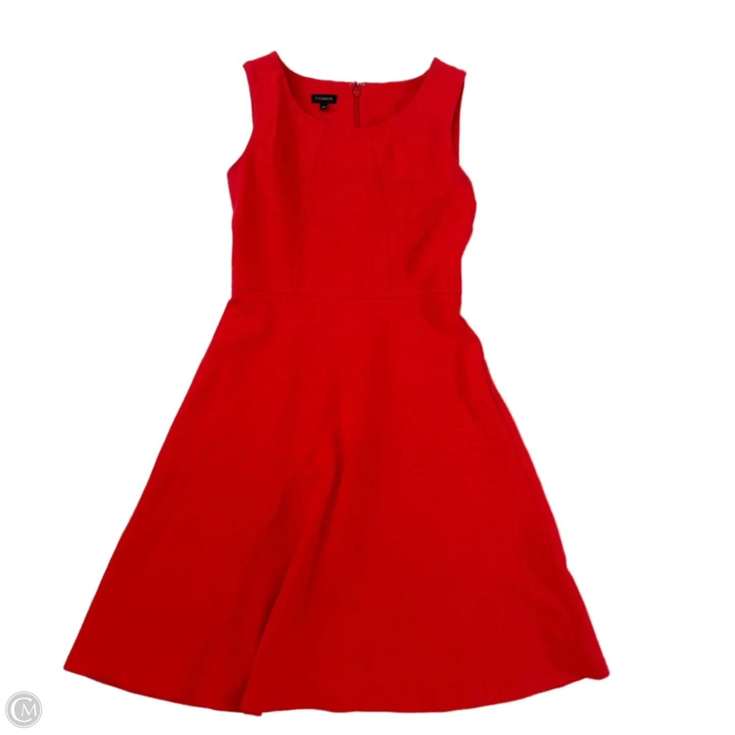 Dress Casual Midi By Talbots In Red, Size: Xs