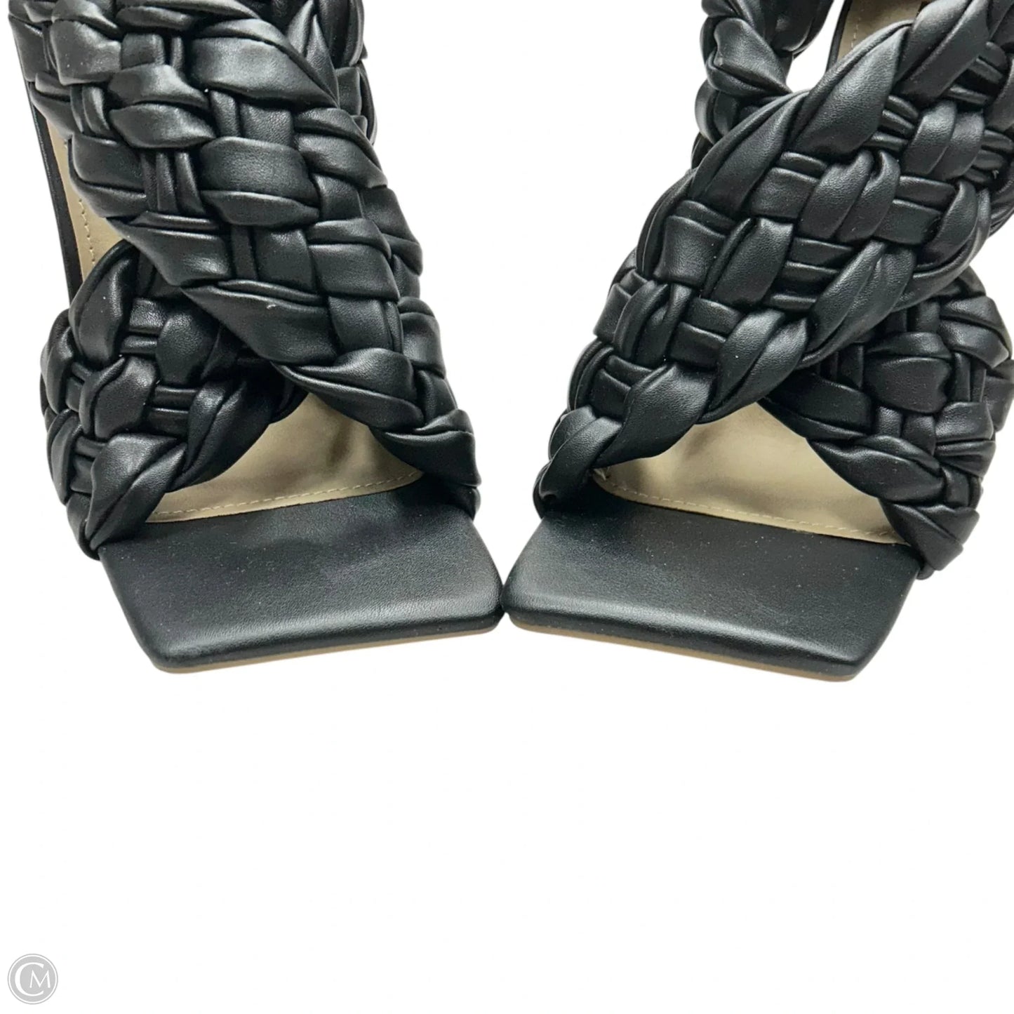 Sandals Heels Stiletto By Ego In Black, Size: 7