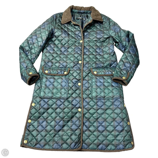 Jacket Puffer & Quilted By Lauren By Ralph Lauren In Blue & Green, Size: S