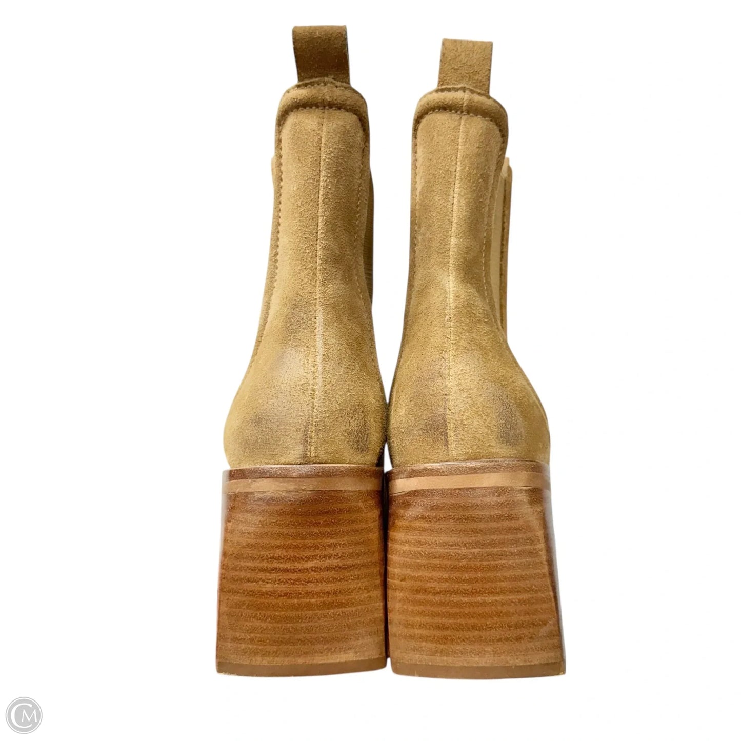 Boots Ankle Heels By Dolce Vita In Tan, Size: 9