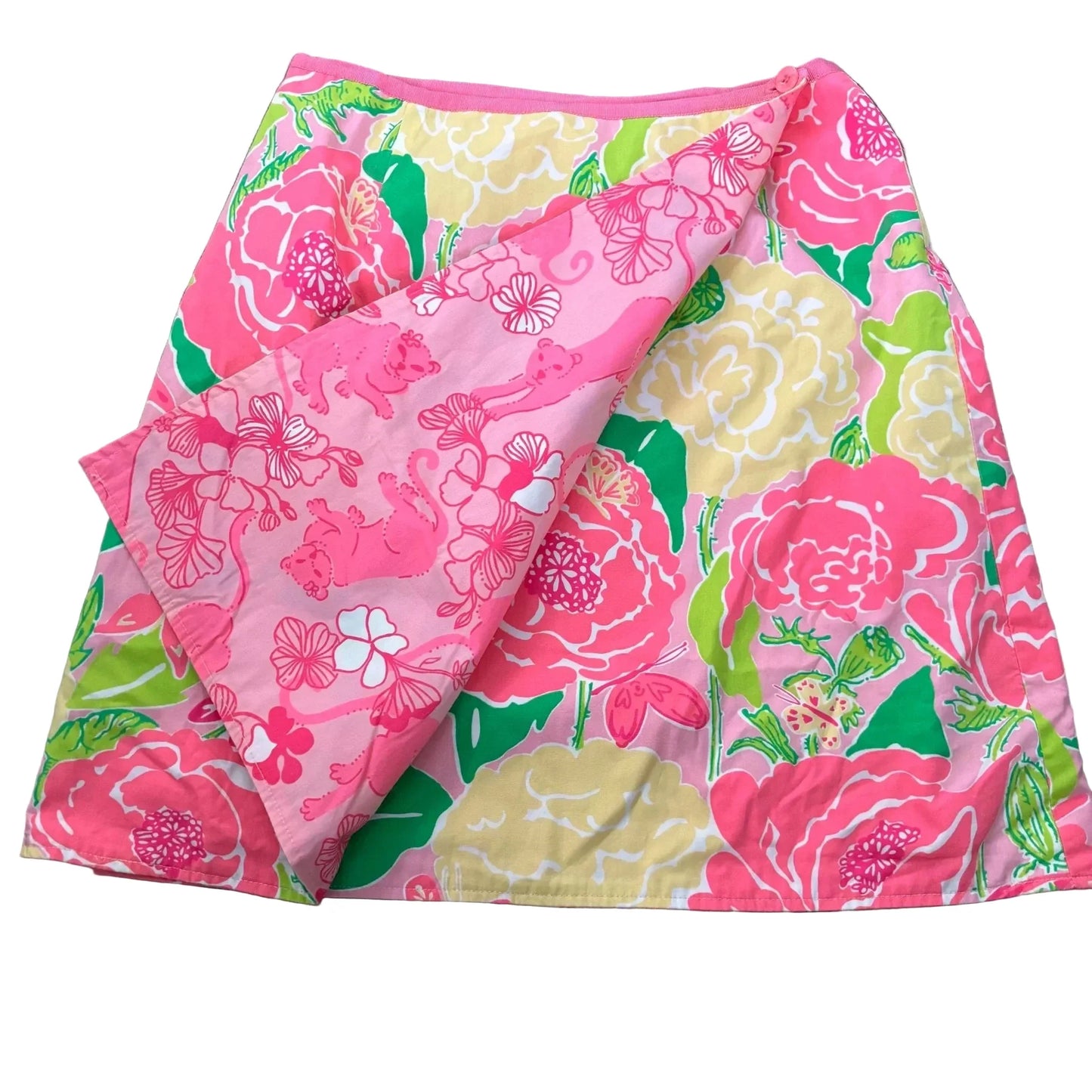 Skirt Designer By Lilly Pulitzer In Pink & Yellow, Size: S
