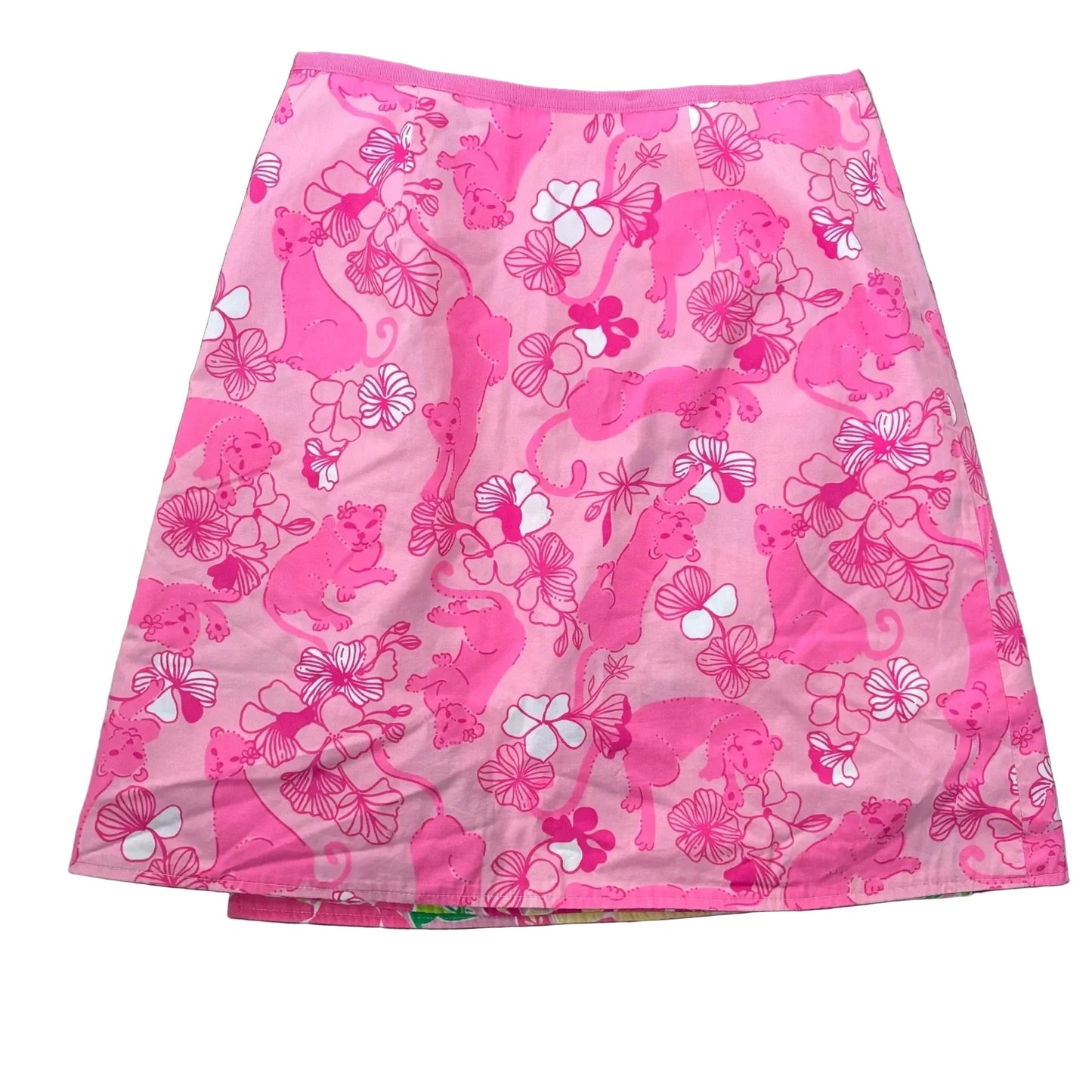 Skirt Designer By Lilly Pulitzer In Pink & Yellow, Size: S
