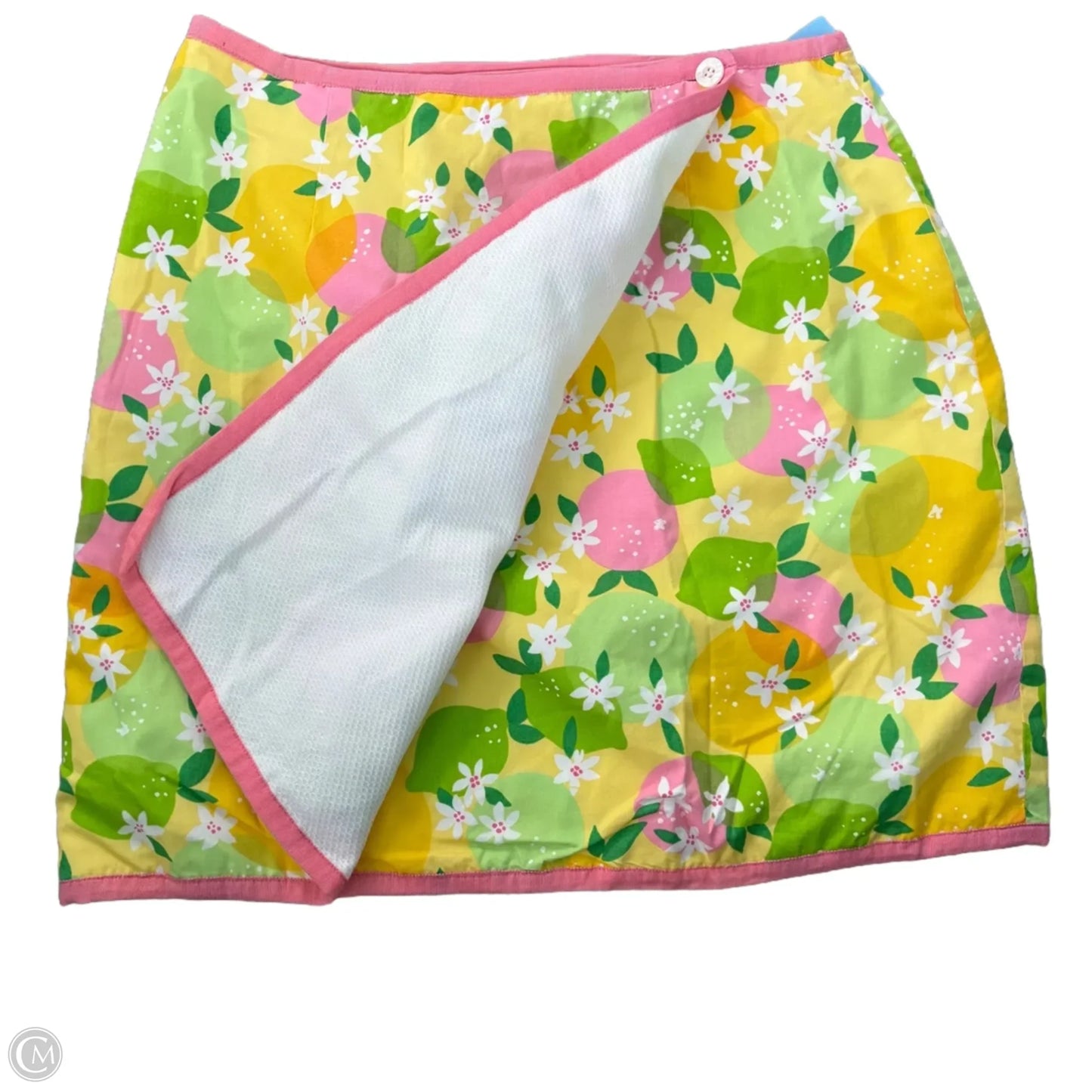 Skirt Designer By Lilly Pulitzer In Green & Yellow, Size: S