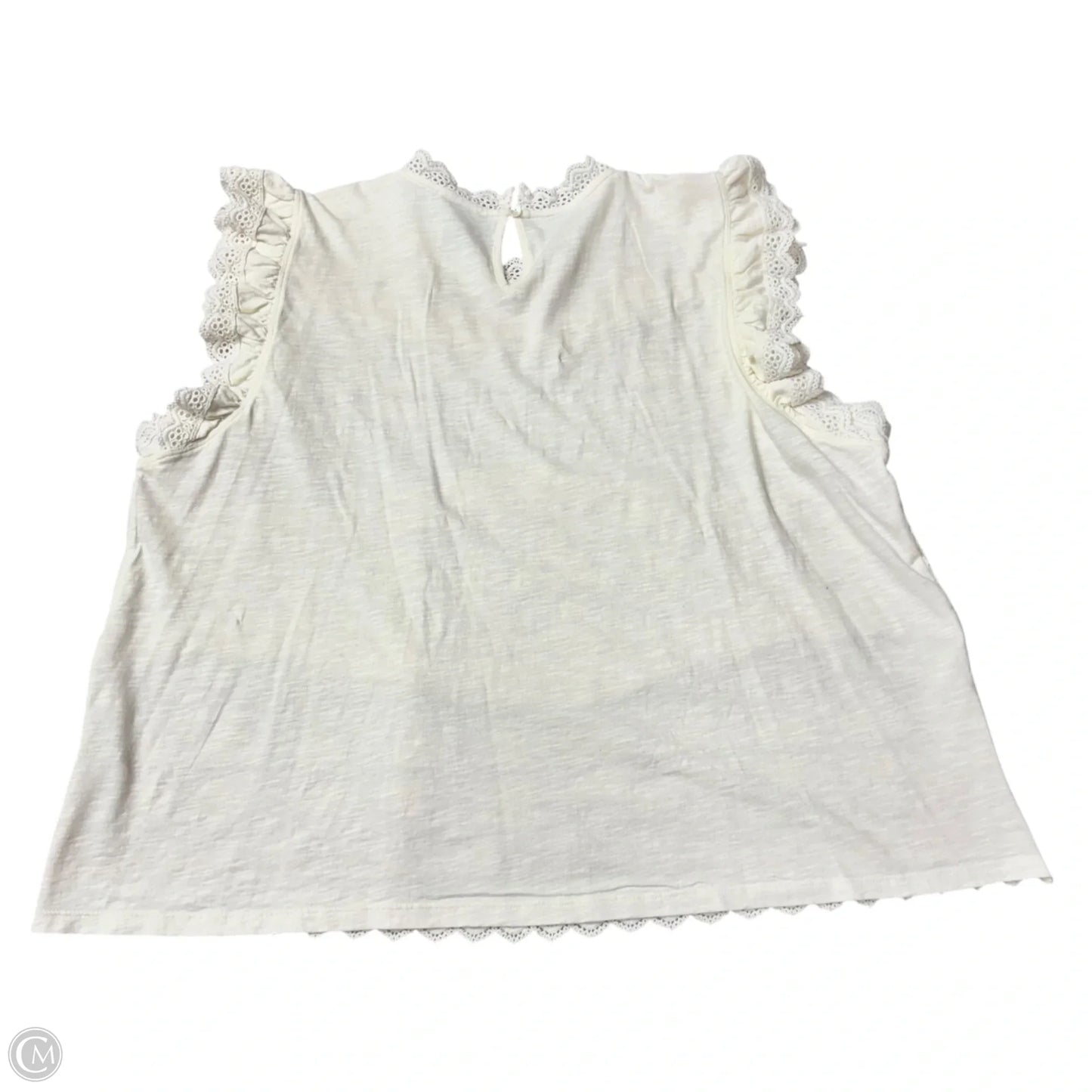 Top Sleeveless By Sundance In Cream, Size: Xxl