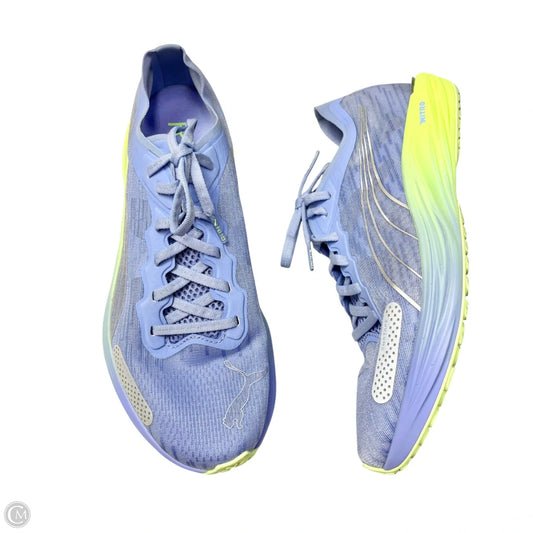 Shoes Athletic By Puma In Blue & Green, Size: 8.5