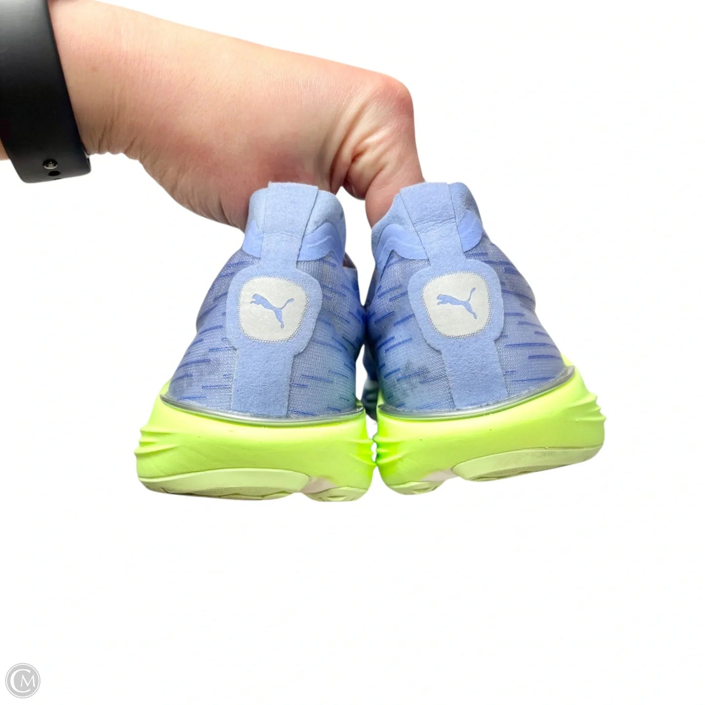 Shoes Athletic By Puma In Blue & Green, Size: 8.5