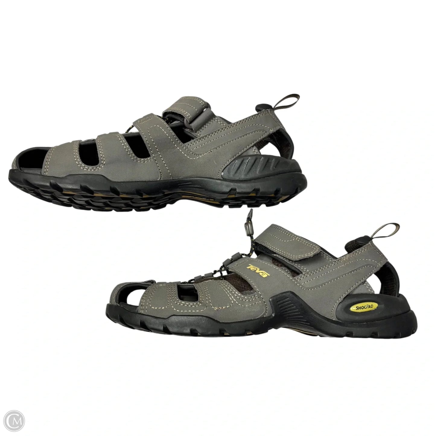 Sandals Sport By Teva In Grey & Tan, Size: 9