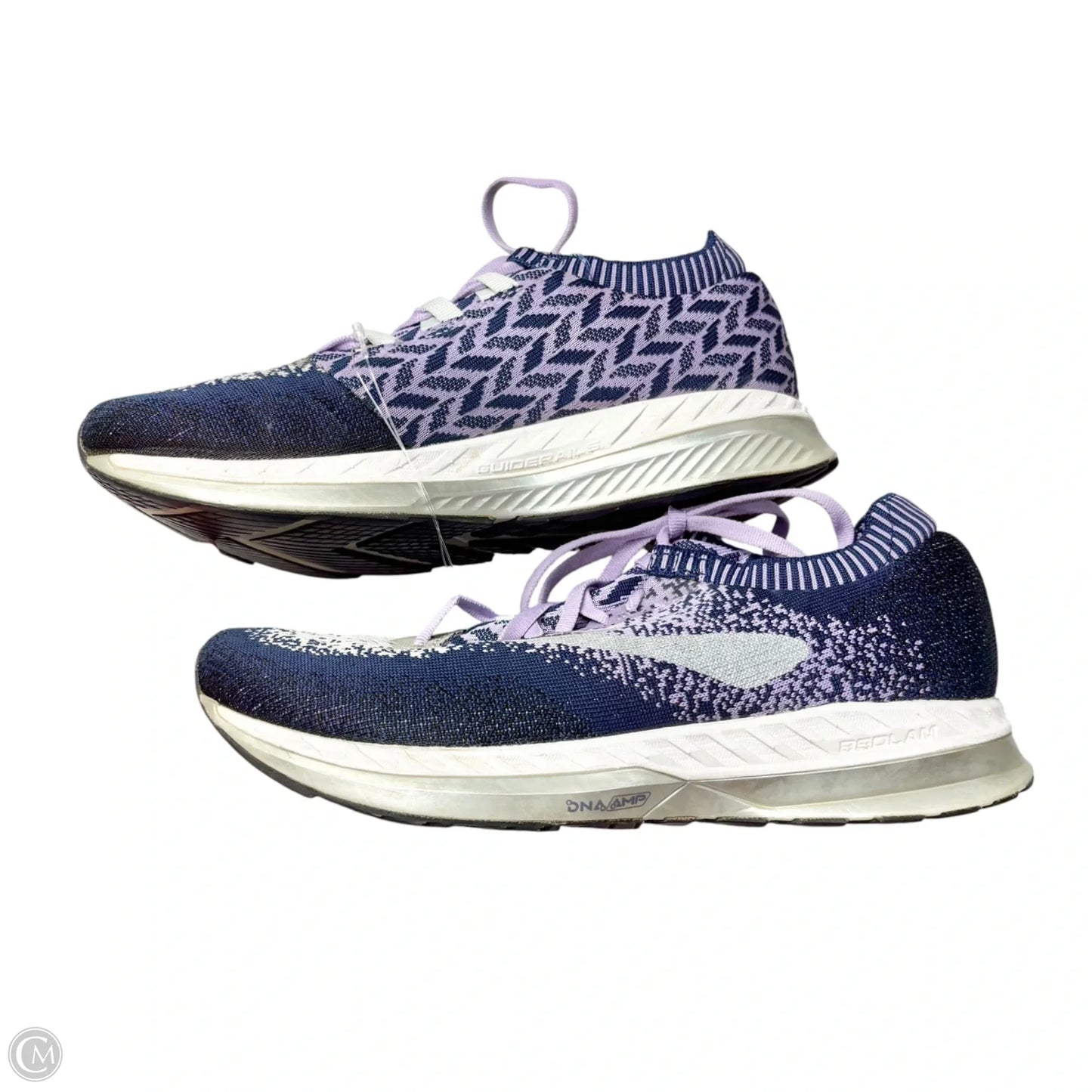 Shoes Sneakers By Brooks In Blue & Purple, Size: 7.5