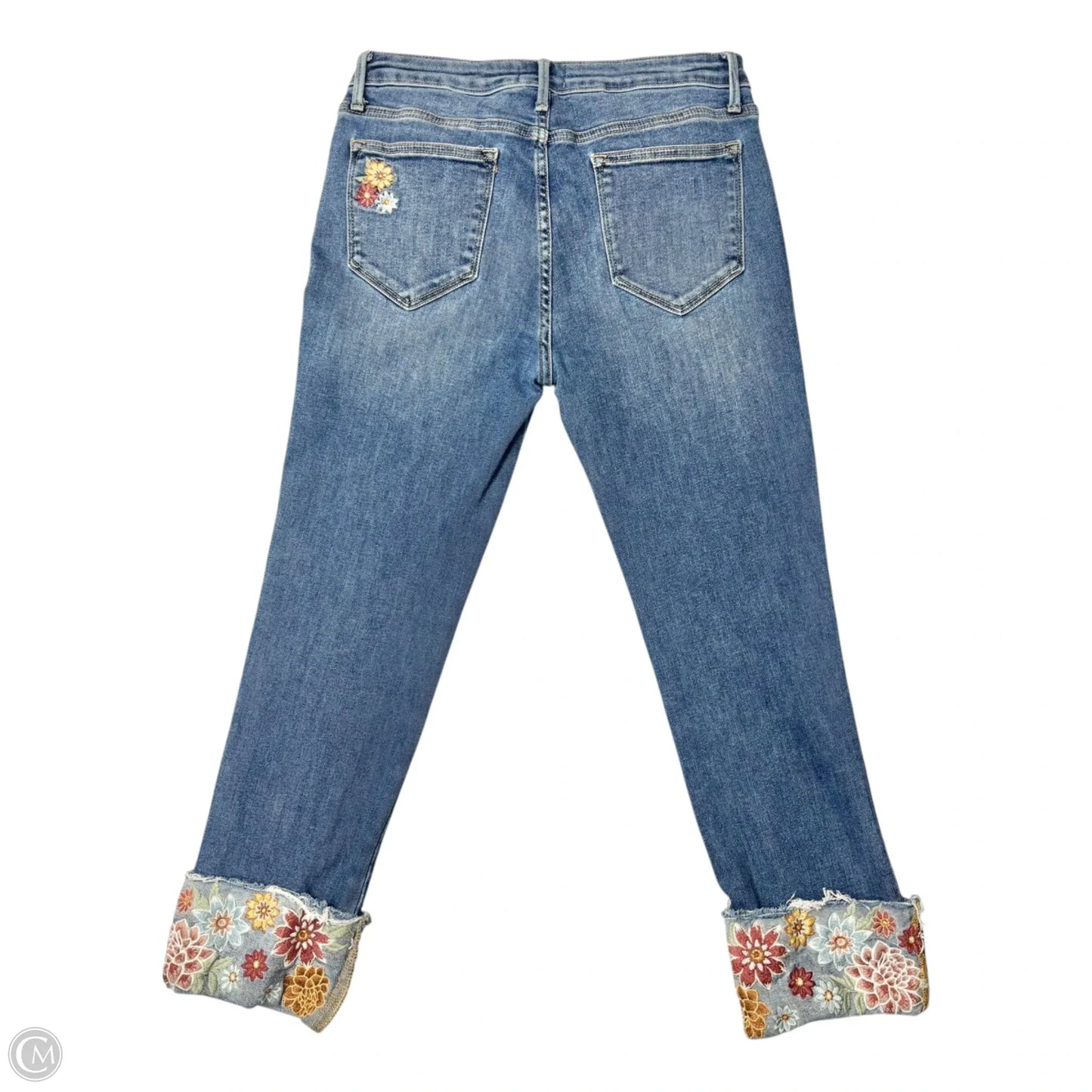Jeans Cropped By Driftwood In Blue Denim, Size: 8