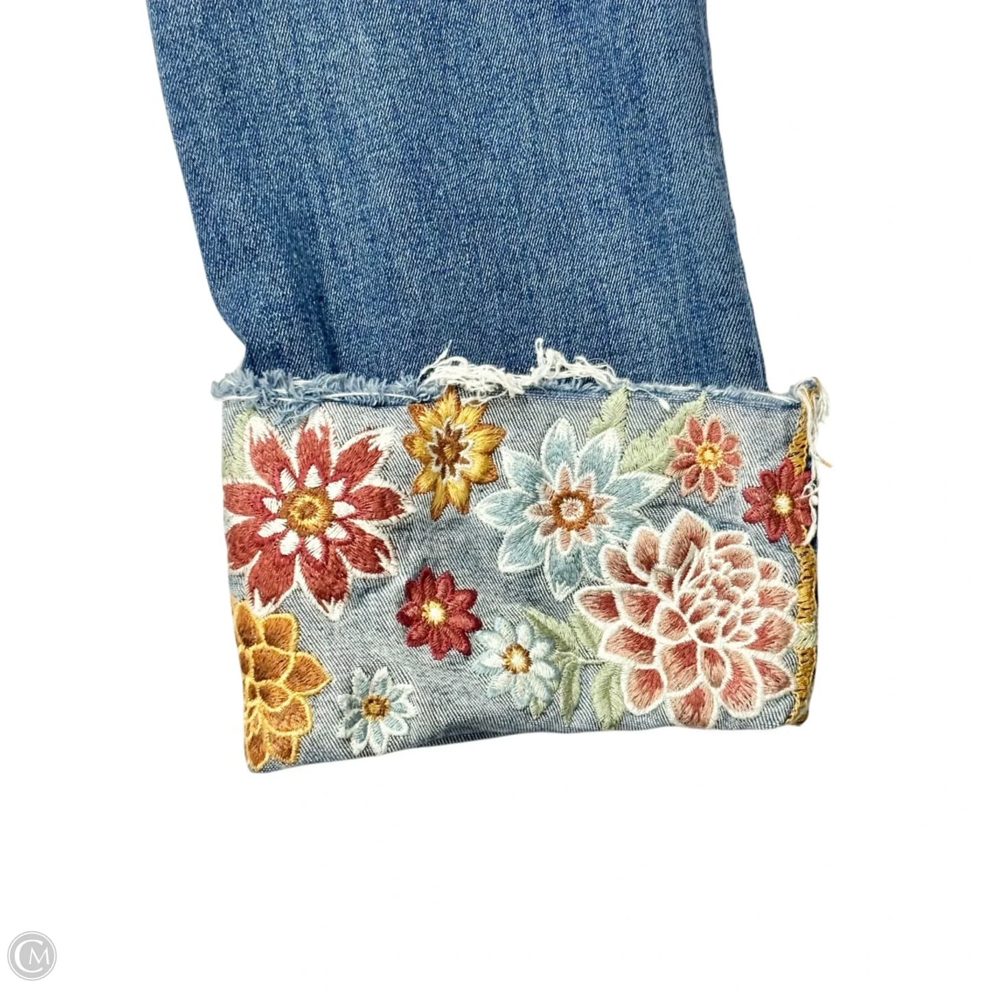 Jeans Cropped By Driftwood In Blue Denim, Size: 8