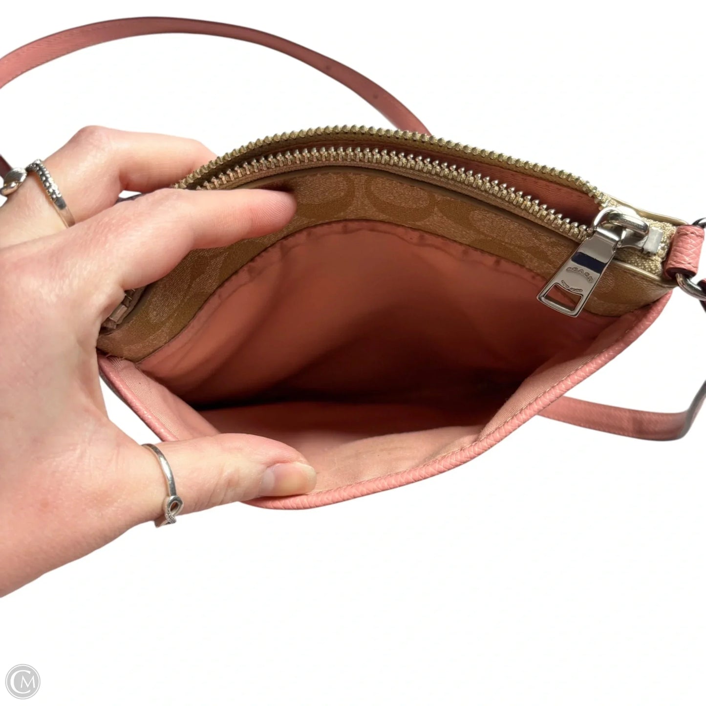 Crossbody Designer By Coach, Size: Medium