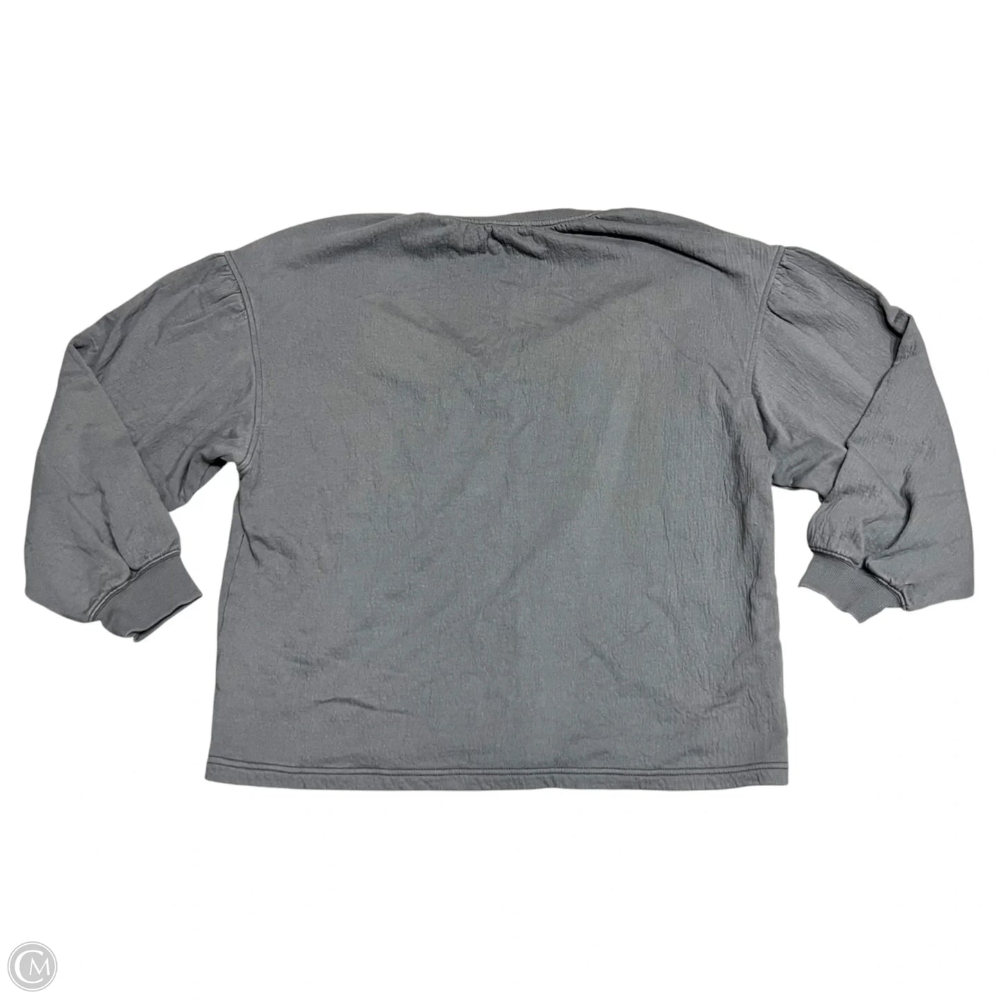 Top Long Sleeve By Aerie In Grey, Size: L