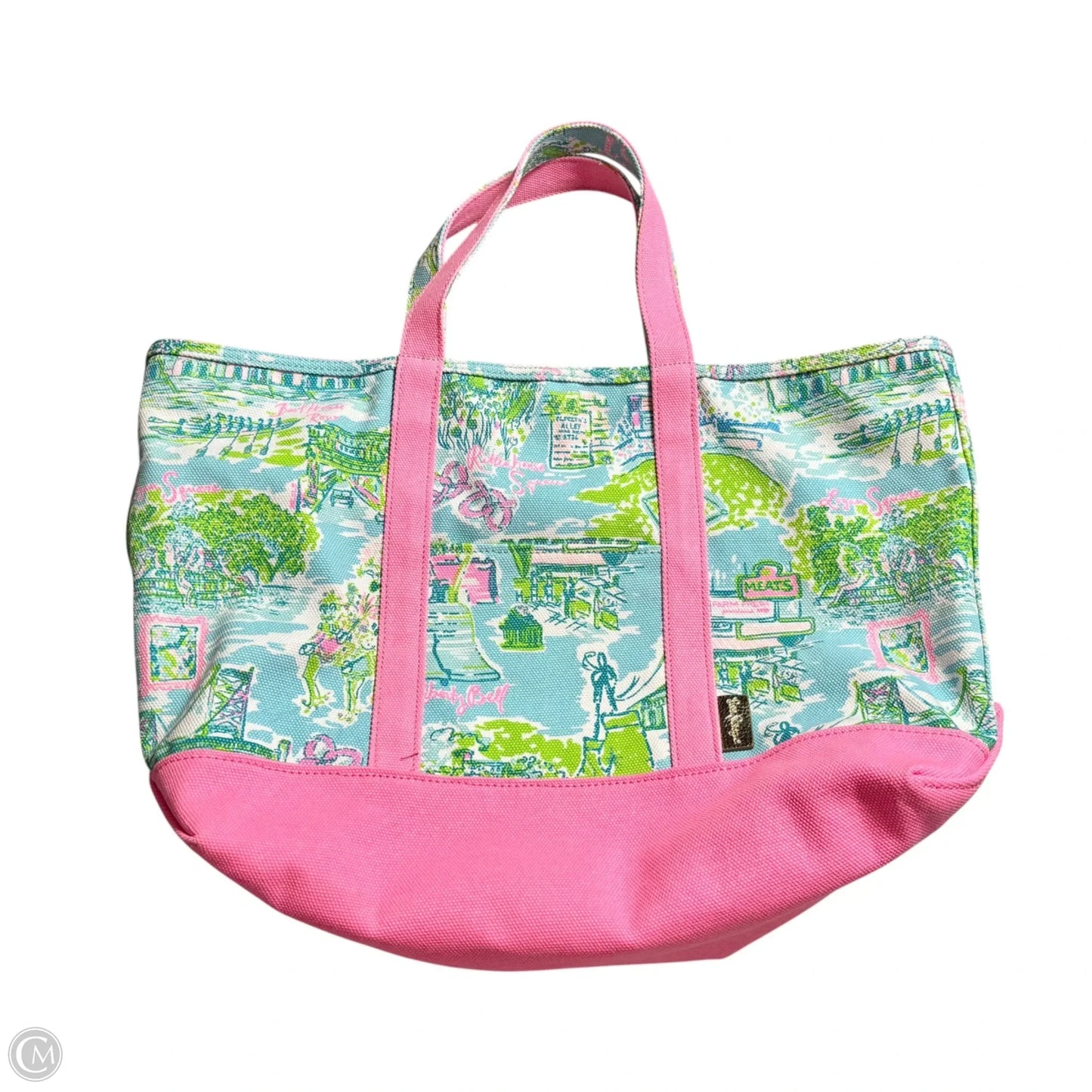 Tote Designer By Lilly Pulitzer, Size: Large