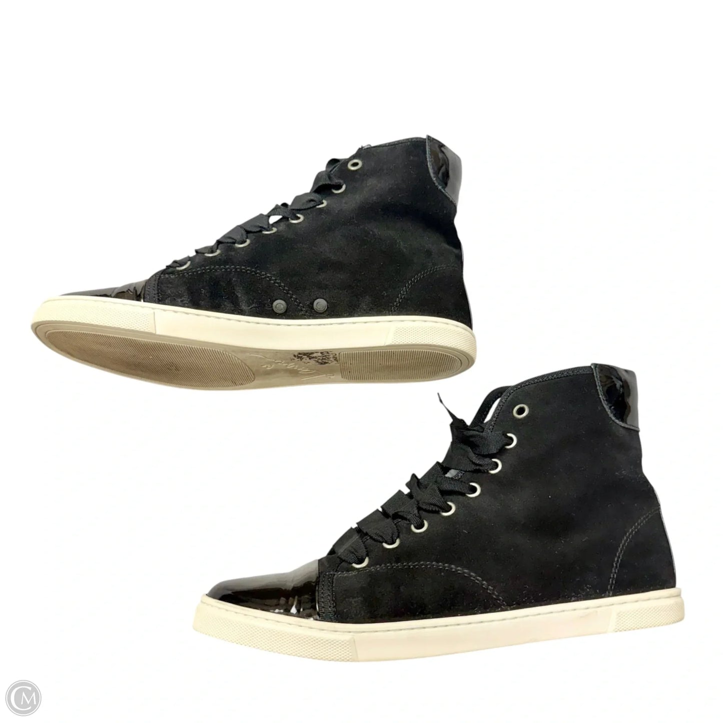 Shoes Luxury Designer By Lanvin In Black, Size: 7.5