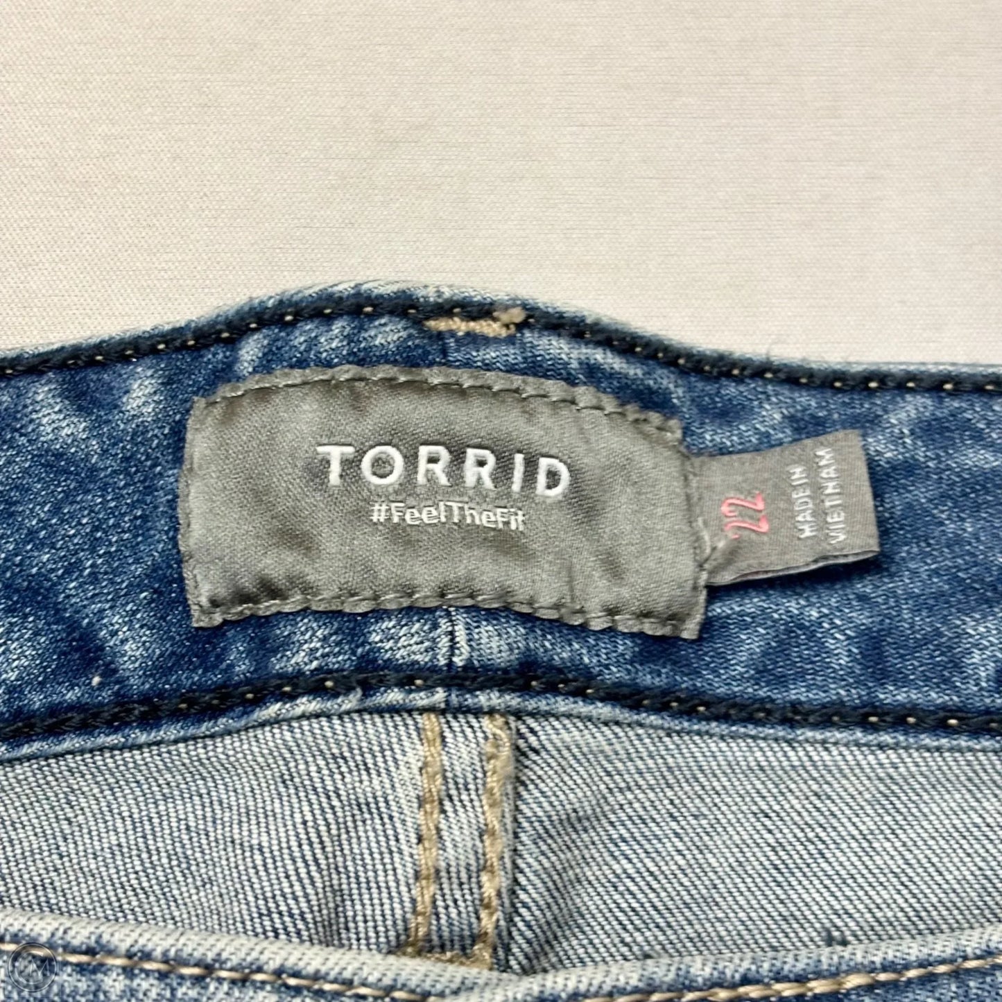 Shorts By Torrid In Blue Denim, Size: 22