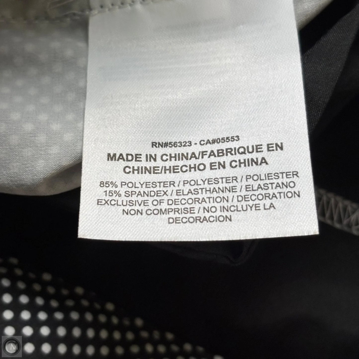 Athletic Shorts By Nike In Black & White, Size: 8