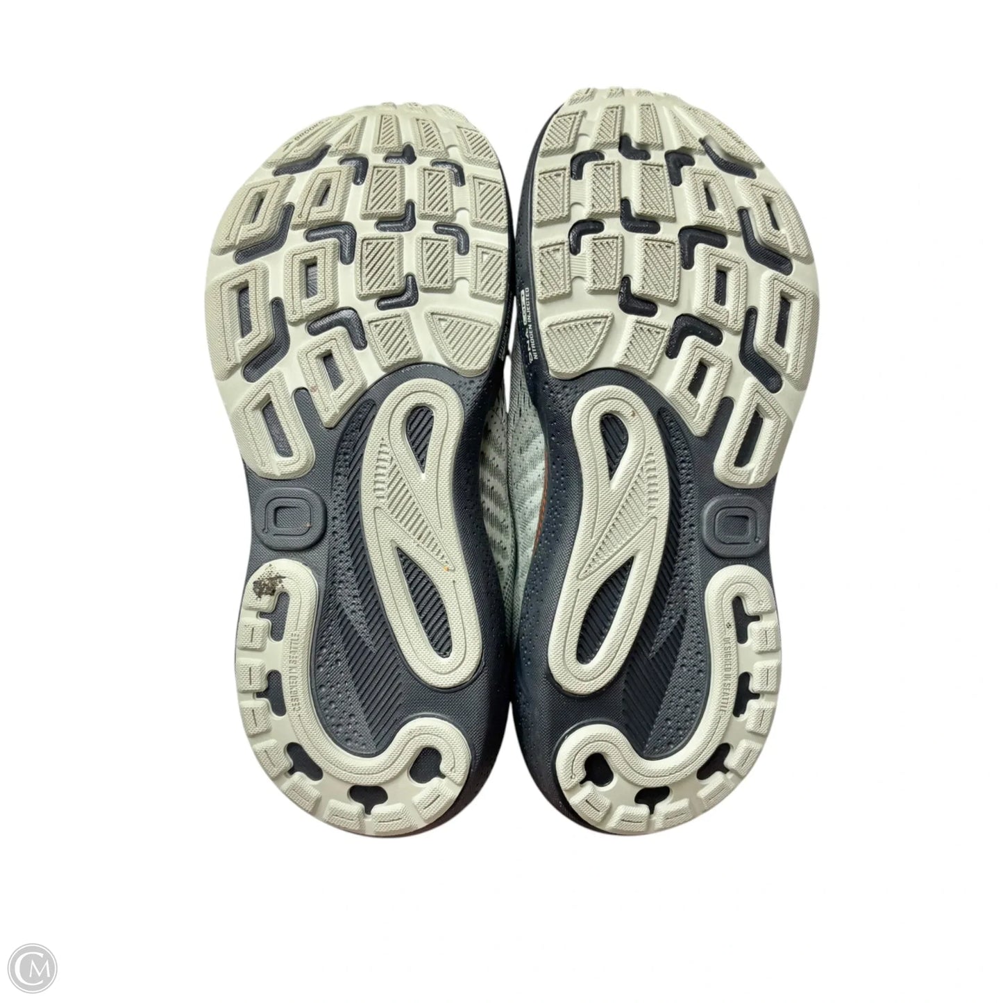 Shoes Athletic By Brooks In Green & Grey, Size: 7.5