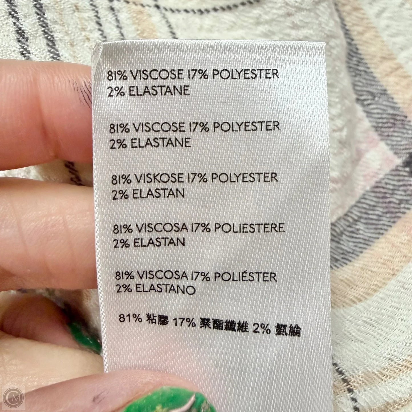 Top Long Sleeve By We The Free In Plaid Pattern, Size: L