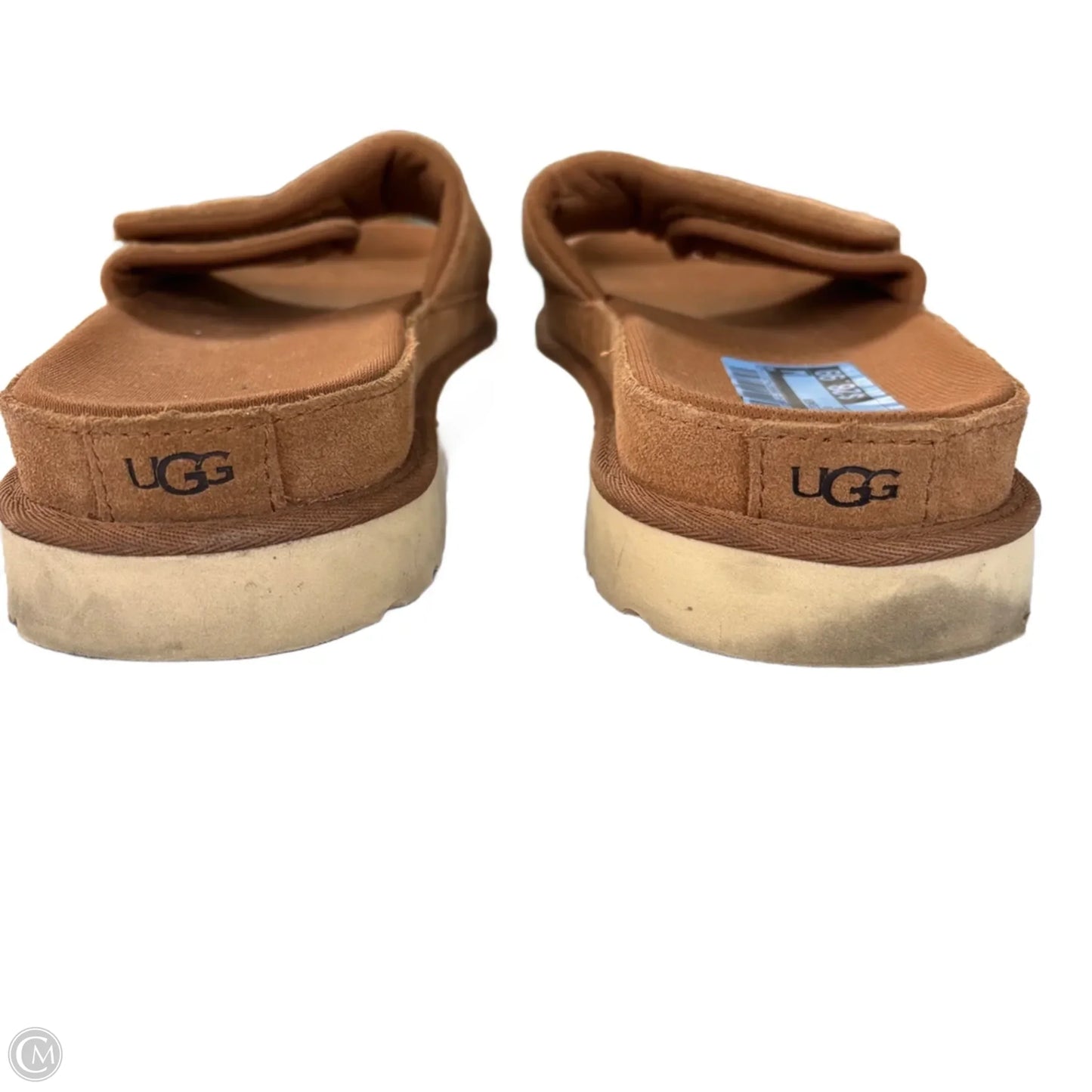 Shoes Designer By Ugg In Brown & Red, Size: 11