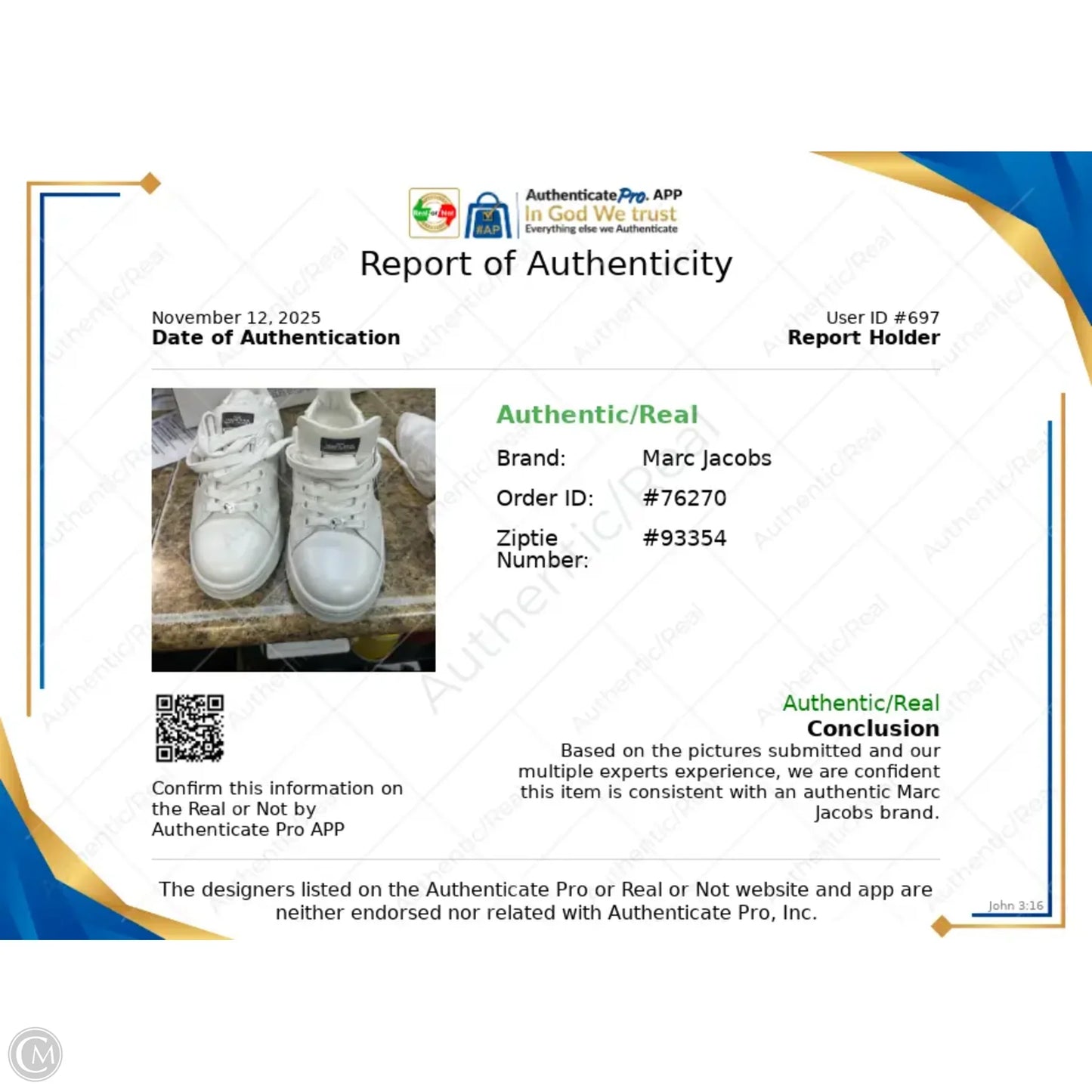 Shoes Luxury Designer By Marc Jacobs In White, Size: 10