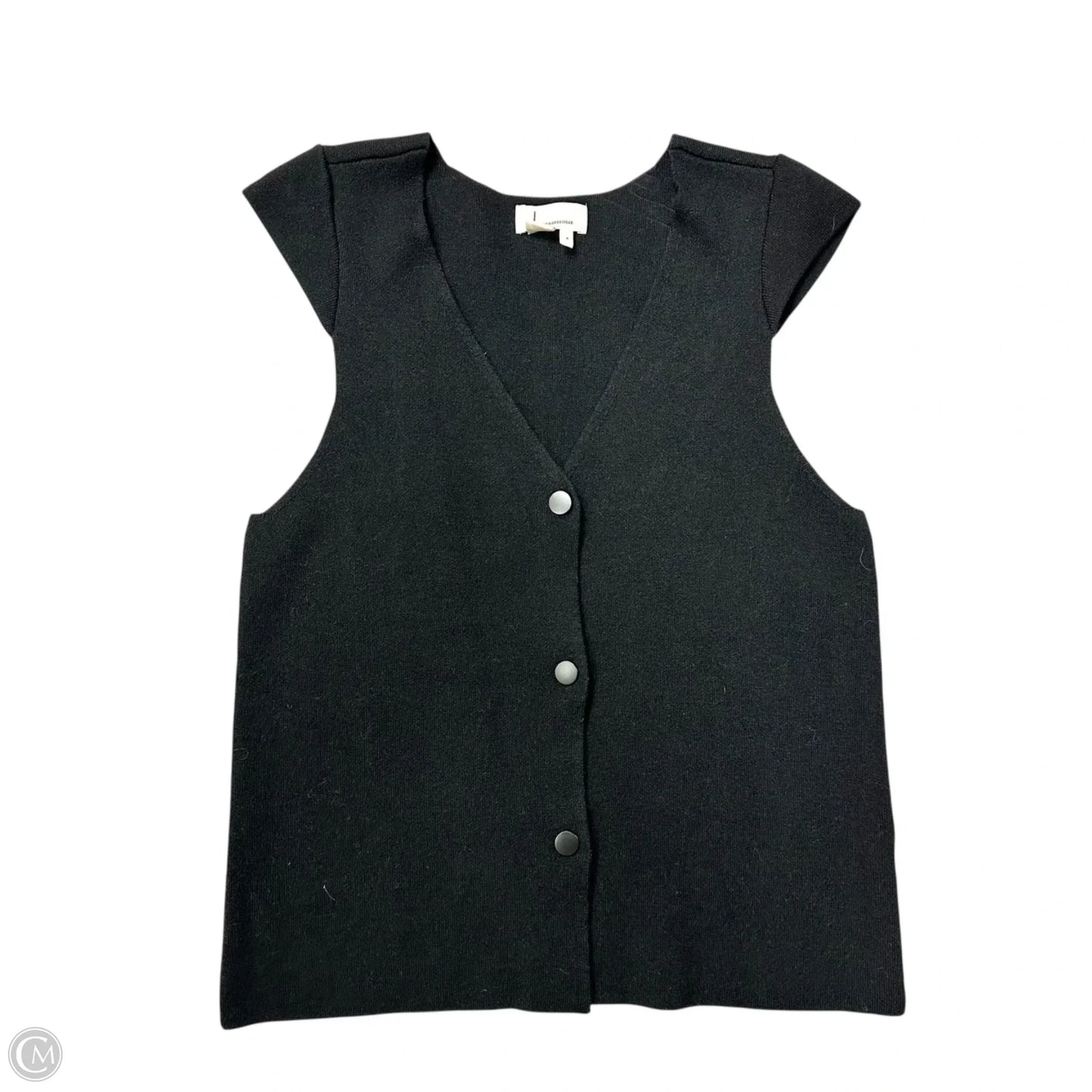 Vest Sweater By Anthropologie In Black, Size: S