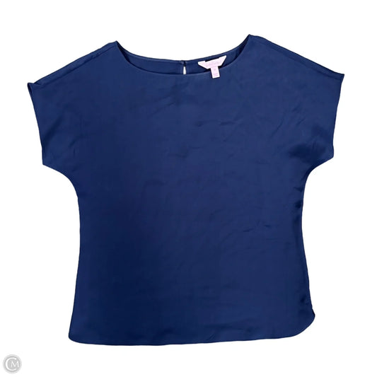 Top Short Sleeve Designer By Lilly Pulitzer In Navy, Size: Xs