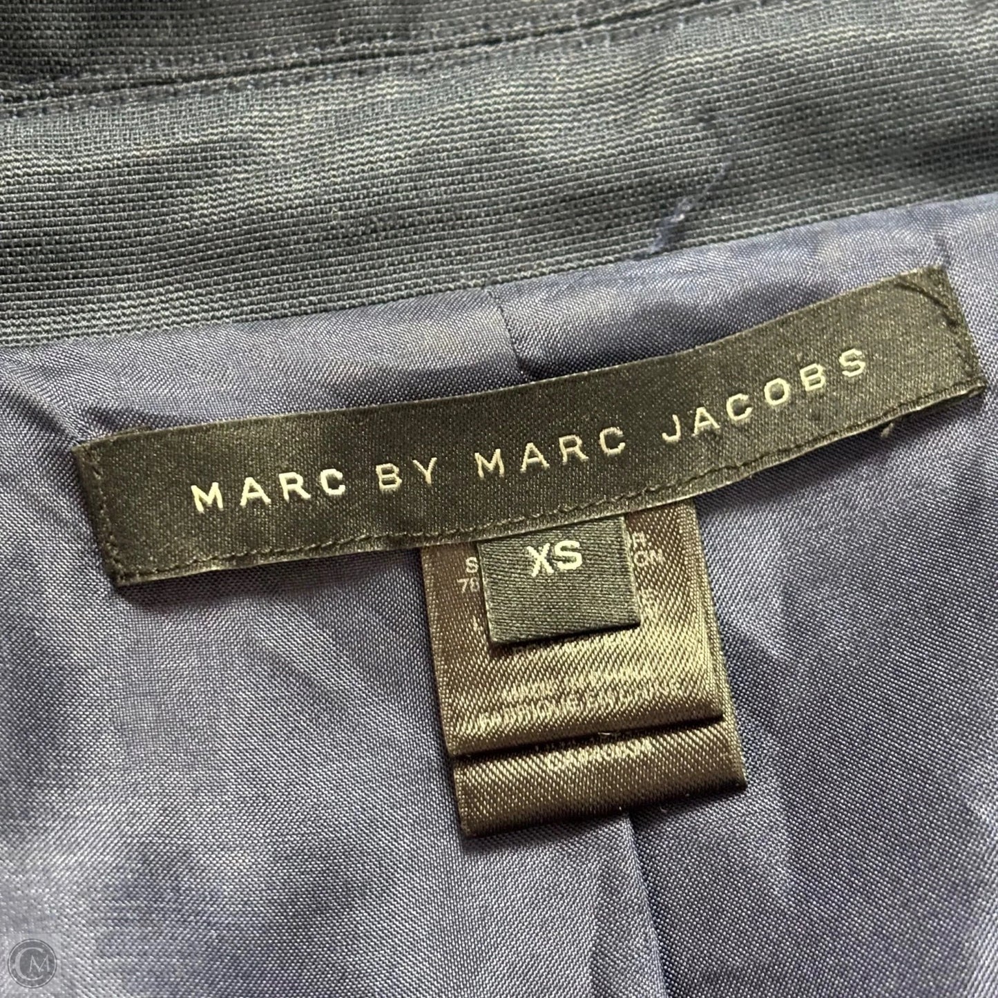 Coat Designer By Marc By Marc Jacobs In Navy, Size: Xs