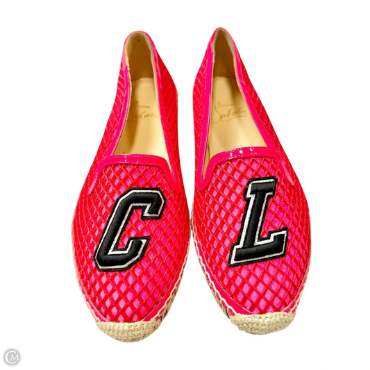 Shoes Luxury Designer By Christian Louboutin In Pink, Size: 5