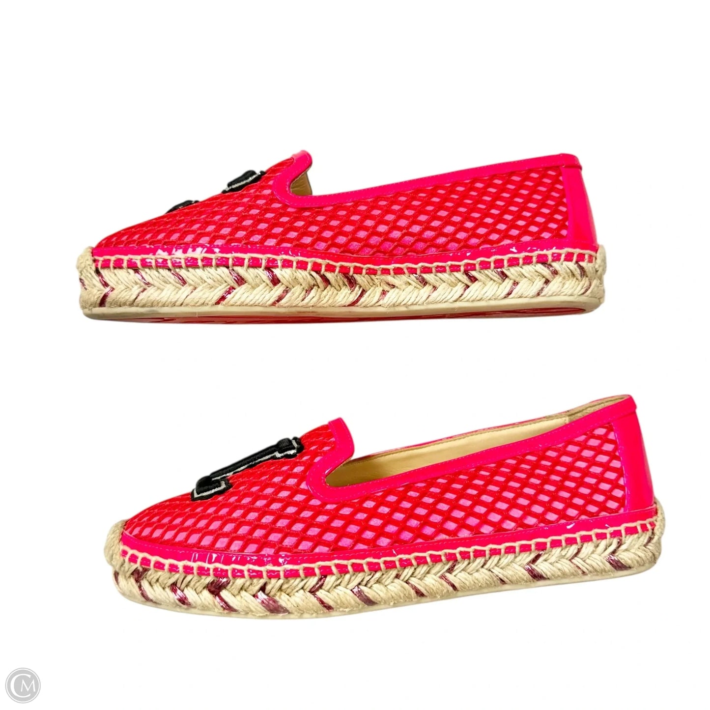 Shoes Luxury Designer By Christian Louboutin In Pink, Size: 5