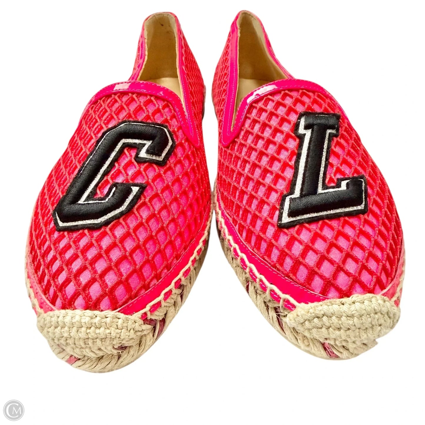 Shoes Luxury Designer By Christian Louboutin In Pink, Size: 5