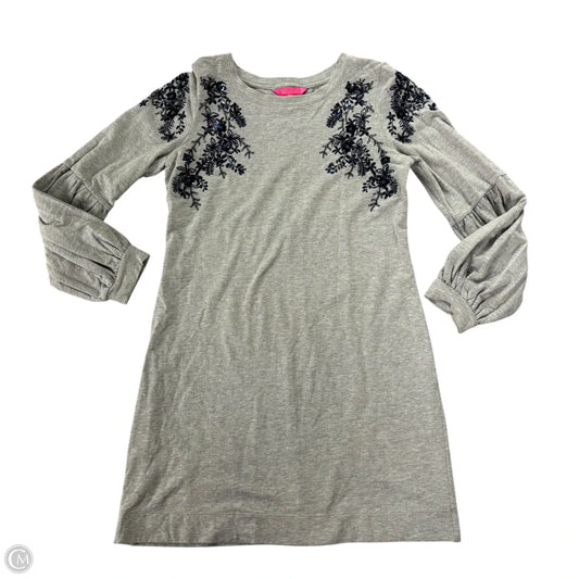 Dress Designer By Lilly Pulitzer In Grey, Size: M
