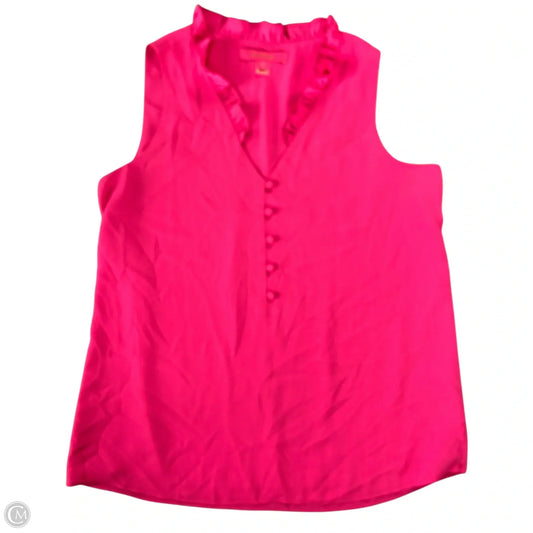 Top Sleeveless Designer By Lilly Pulitzer In Pink, Size: S