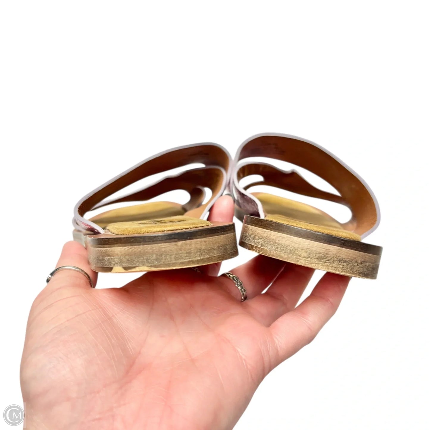 Sandals Flats By Free People In Brown & Pink, Size: 5.5