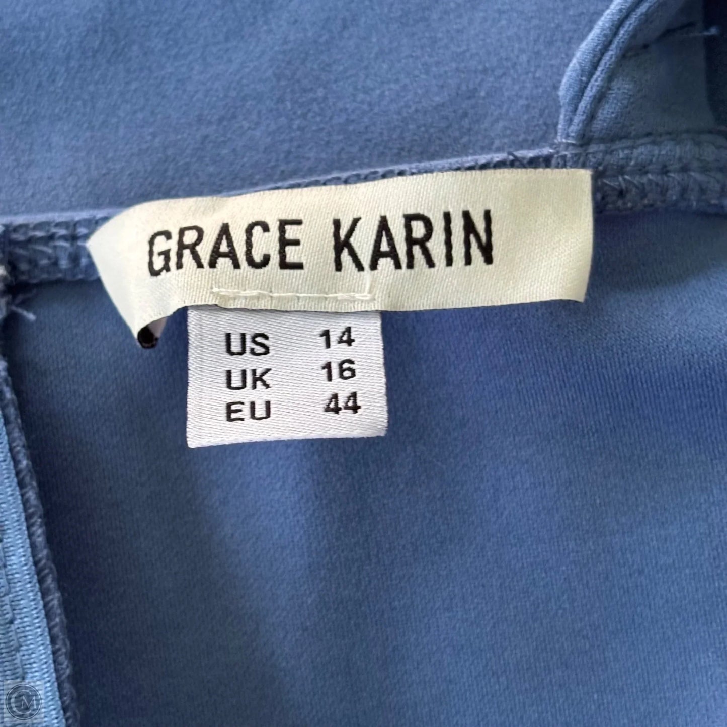 Dress Party Long By Grace Karin In Blue, Size: Xl