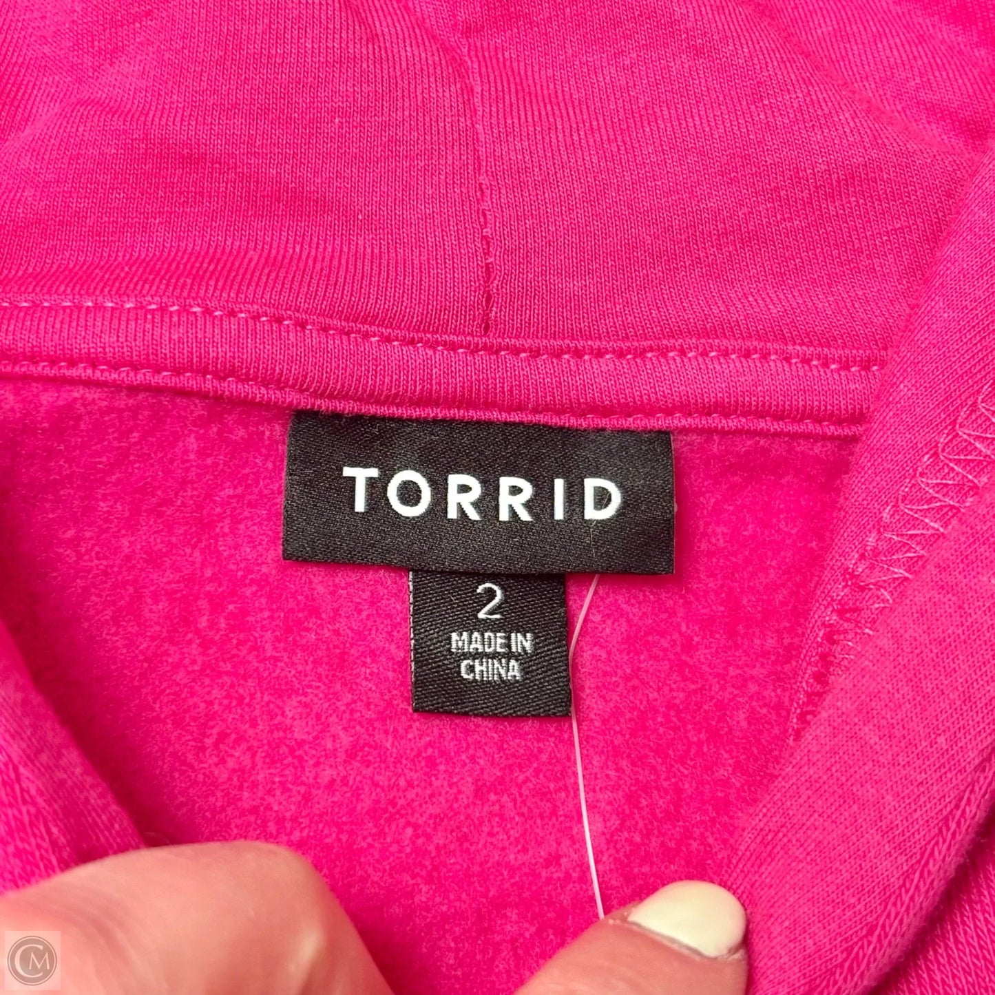 Sweatshirt Hoodie By Torrid In Pink, Size: 2x