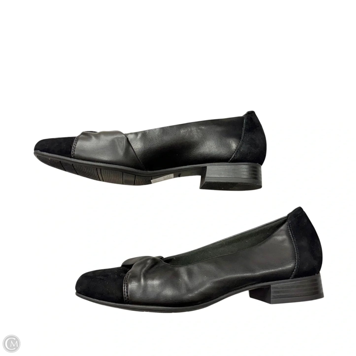 Shoes Heels Kitten By Clarks In Black, Size: 8