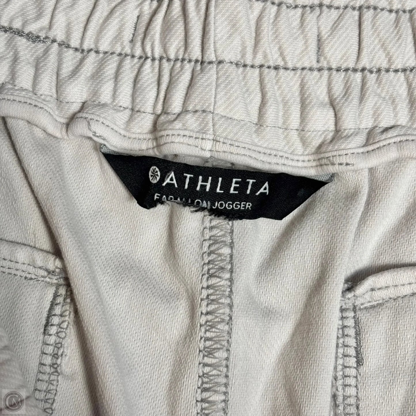 Athletic Pants By Athleta In Cream, Size: 1x