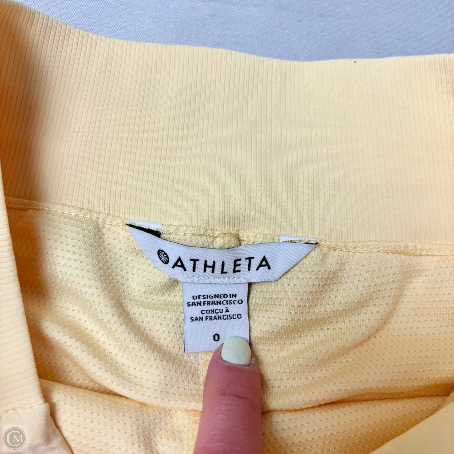 Athletic Skirt By Athleta In Yellow, Size: Xs