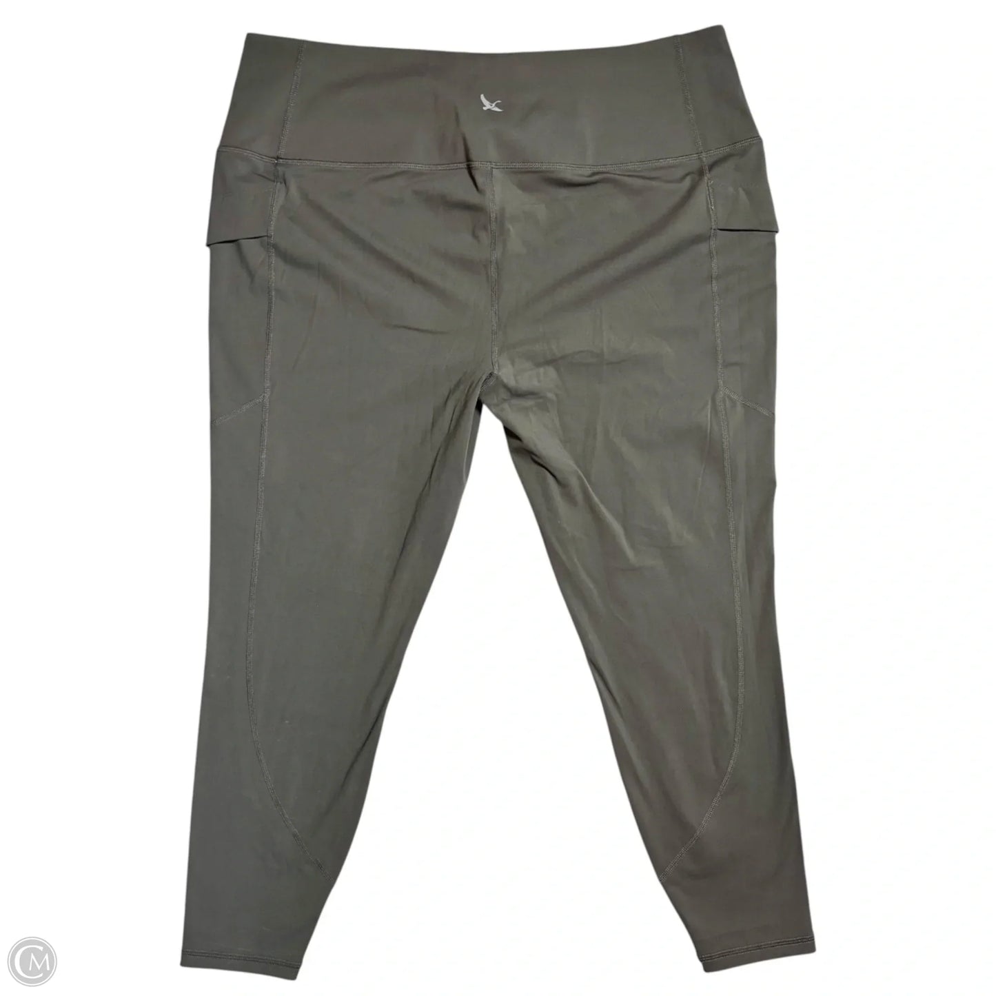 Athletic Capris By Eddie Bauer In Grey, Size: 2x