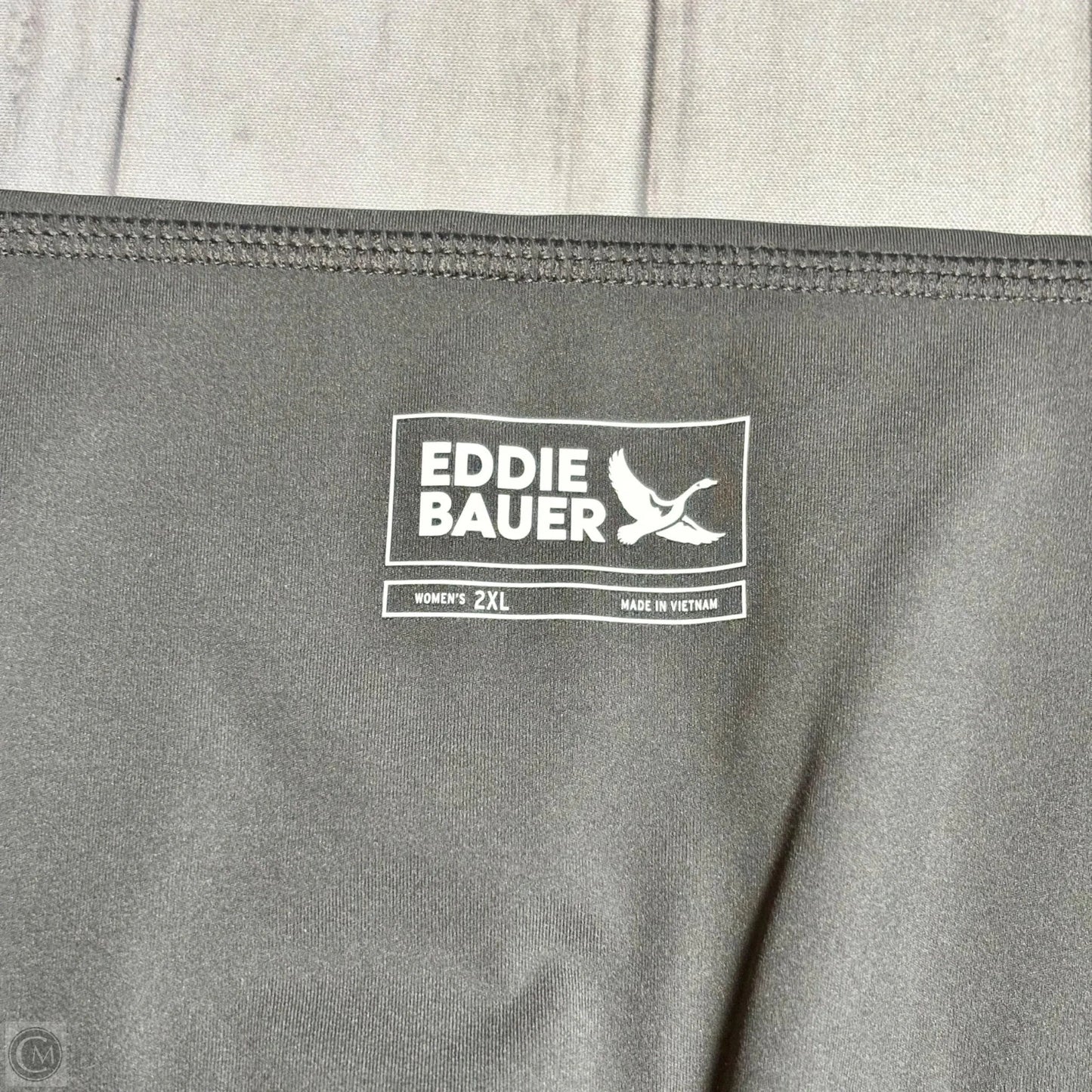 Athletic Capris By Eddie Bauer In Grey, Size: 2x