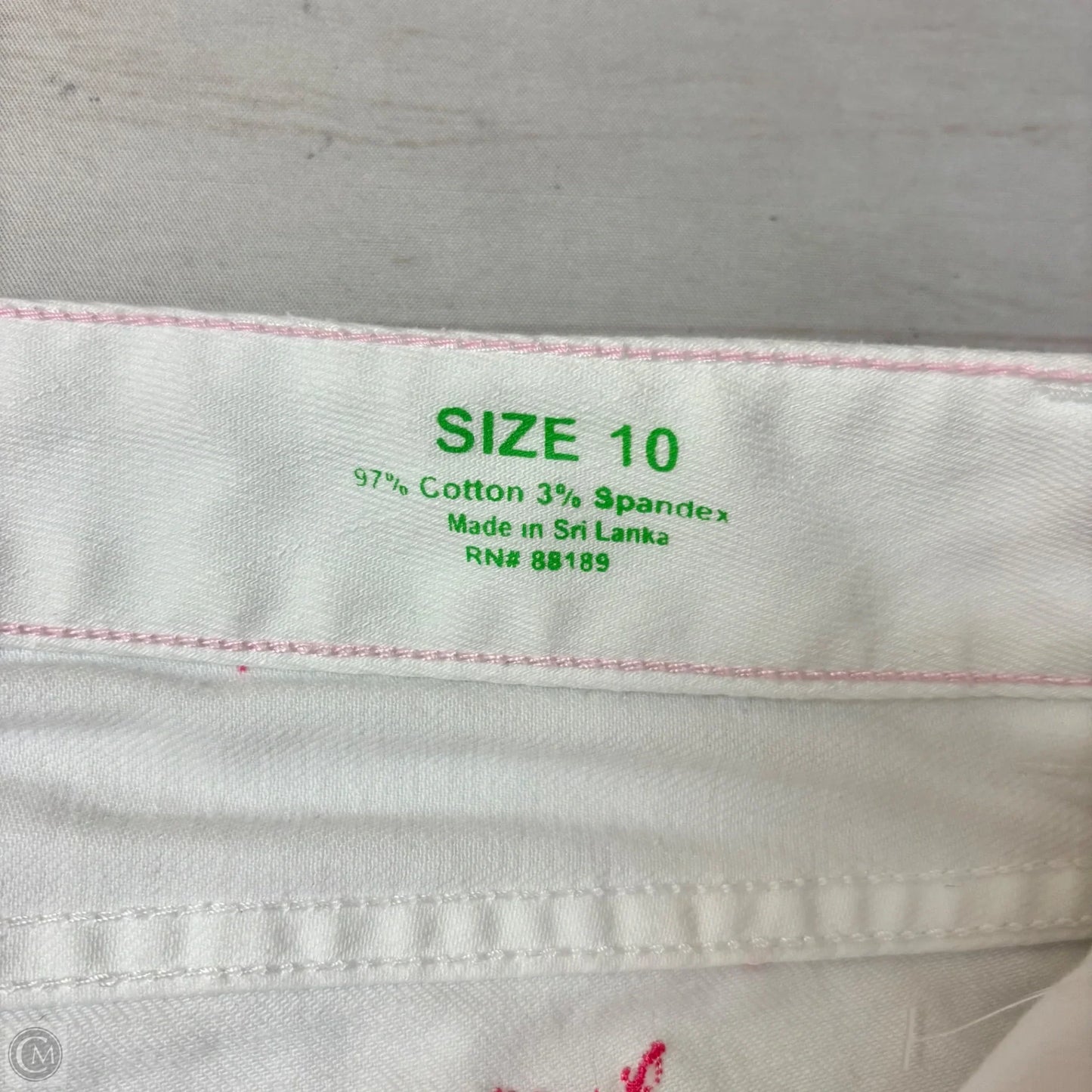 Pants Designer By Lilly Pulitzer In White, Size: 10