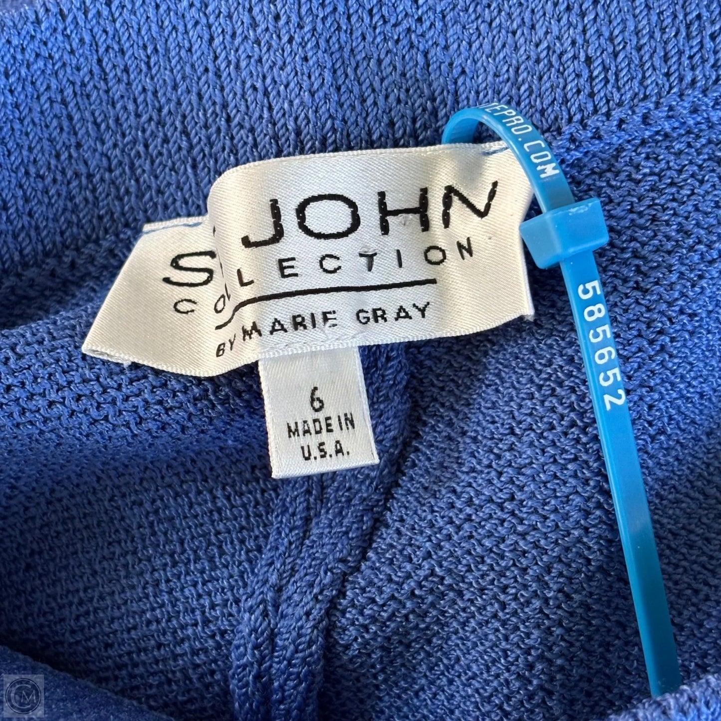 Pants Luxury Designer By St John Collection In Blue, Size: 6