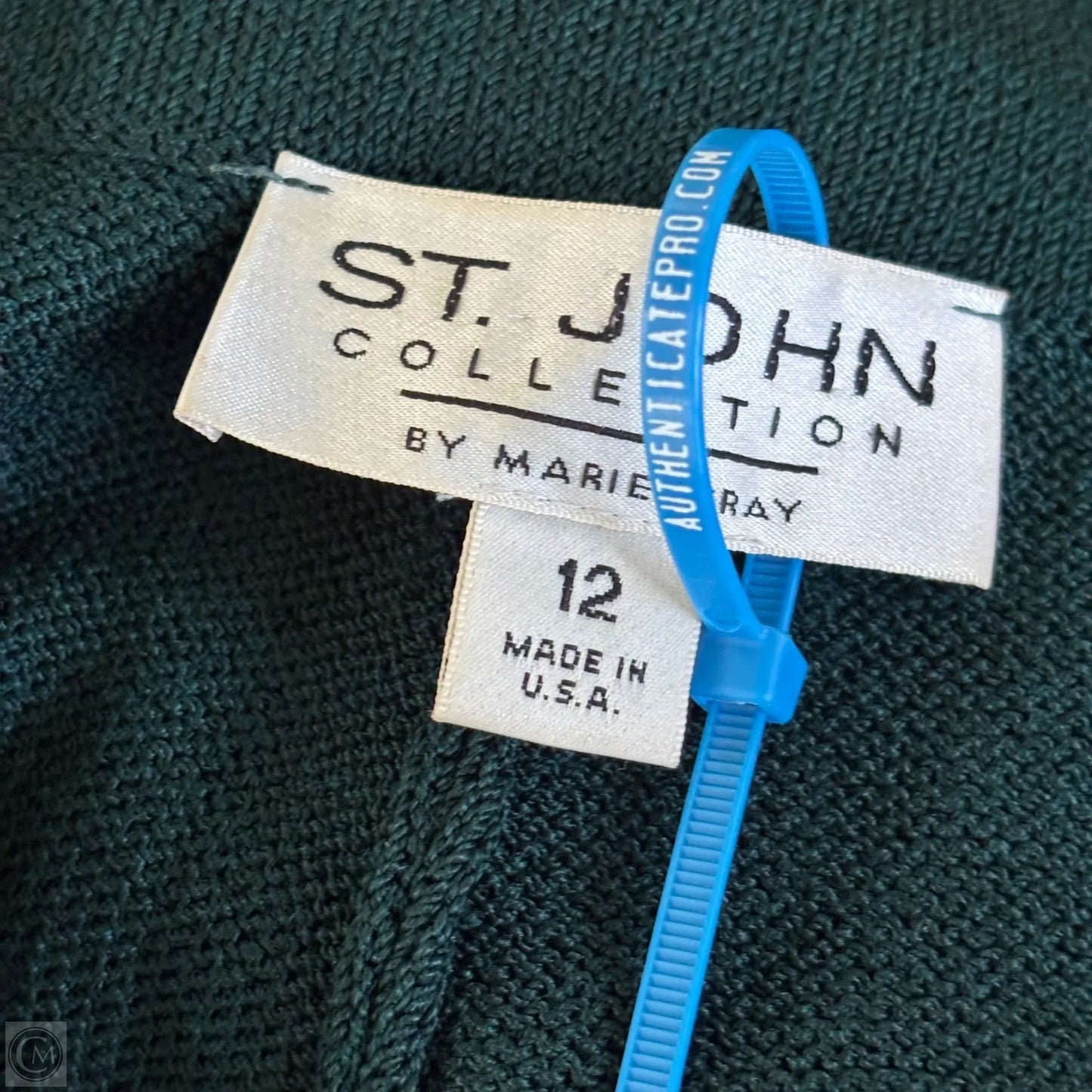 Pants Luxury Designer By St John Collection In Green, Size: 12