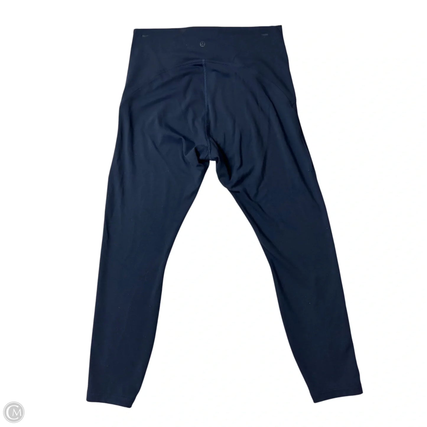 Athletic Leggings Capris By Lululemon In Navy, Size: M