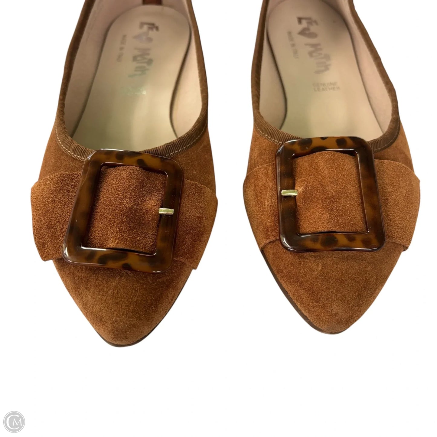 Shoes Flats By Le Martin In Brown, Size: 7.5