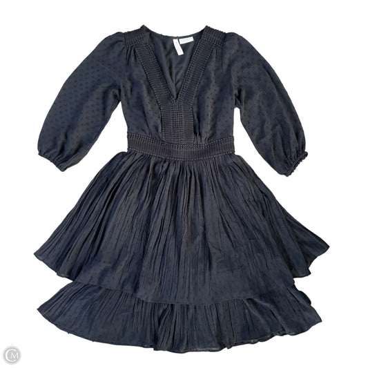 Dress Casual Midi By Anthropologie In Black, Size: Xs