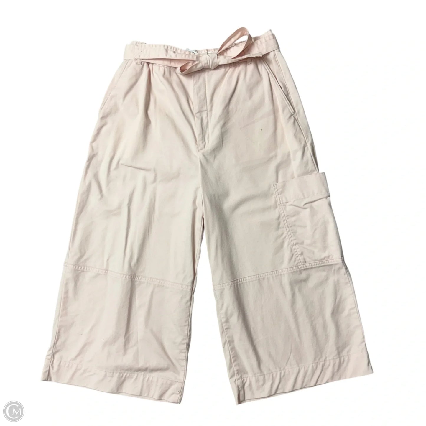 Pants Cropped By Maeve In Pink, Size: M